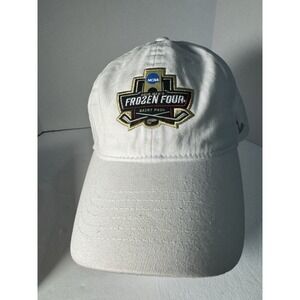 Saint Paul Frozen Four NCAA White Notre Dame UMD Michigan Ohio State Vintage Hat